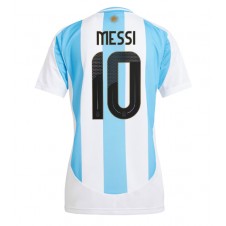 Argentina Lionel Messi #10 Hjemmedrakt Kvinner Copa America 2024 Kortermet